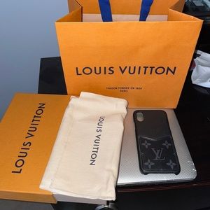 Louis Vuitton iPhone X case with card holder.